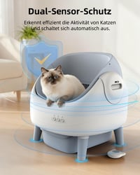 Crigge Öntisztító Macska WC Nyitott Kivitel, Automatikus Öntisztító Macskatoalett 3