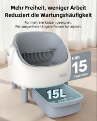 Crigge Öntisztító Macska WC Nyitott Kivitel, Automatikus Öntisztító Macskatoalett 2