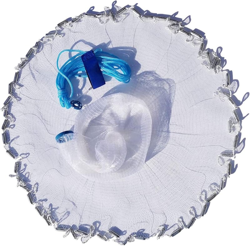 Croch Horgászhálózat Nylon 3,6m Súlyokkal
