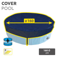 Kryt na bazén pre psov Croci C6020616 160 x 30 cm – Prikrývka na bazén pre psov 5
