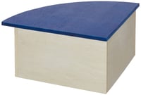 Căsuță de Colț Croci Fa cu Acoperiș Albastru pentru Animale de Companie – 29 x 13 x 21 cm 2