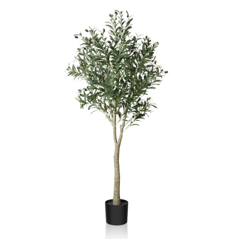 Dekoratívna umelá oliva v kvetináči CROSOFMI - 150 cm