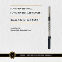 Náplň do gélového pera Cross Medium Slim – čierna, 1 ks na karte (8910-1) 6