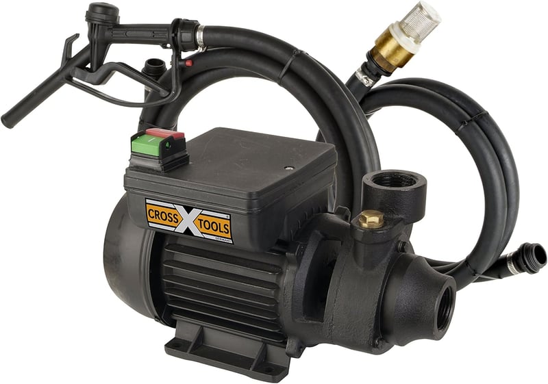 Cross Tools Diesel Üzemanyag Szivattyú 35m Csatornázó Tömlővel 2100 L/h