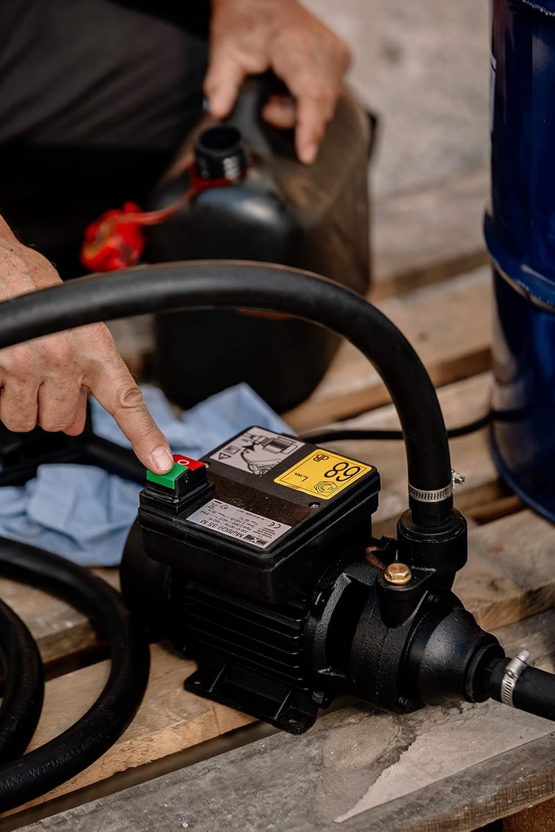Cross Tools Diesel Üzemanyag Szivattyú 35m Csatornázó Tömlővel 2100 L/h