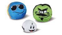 Crossboccia Doublepack Heroes súprava na bocciu pre 2 hráčov, dizajn Mexican a Dude, 2x3 látkové vrecúška, priemer 8 cm, plnené granulátom, cieľová guľôčka 2