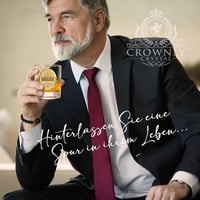 CROWNLY CRYSTAL Gravírozott Whisky Pohár Testvérnek Személyre Szabott Ajándék 2