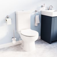 Croydex Flexi-Fix Victoria Slim Line WC daska, bijela, antibakterijska, Flexi-Fix pričvršćivanje, 42,5 x 37 x 5 cm 7