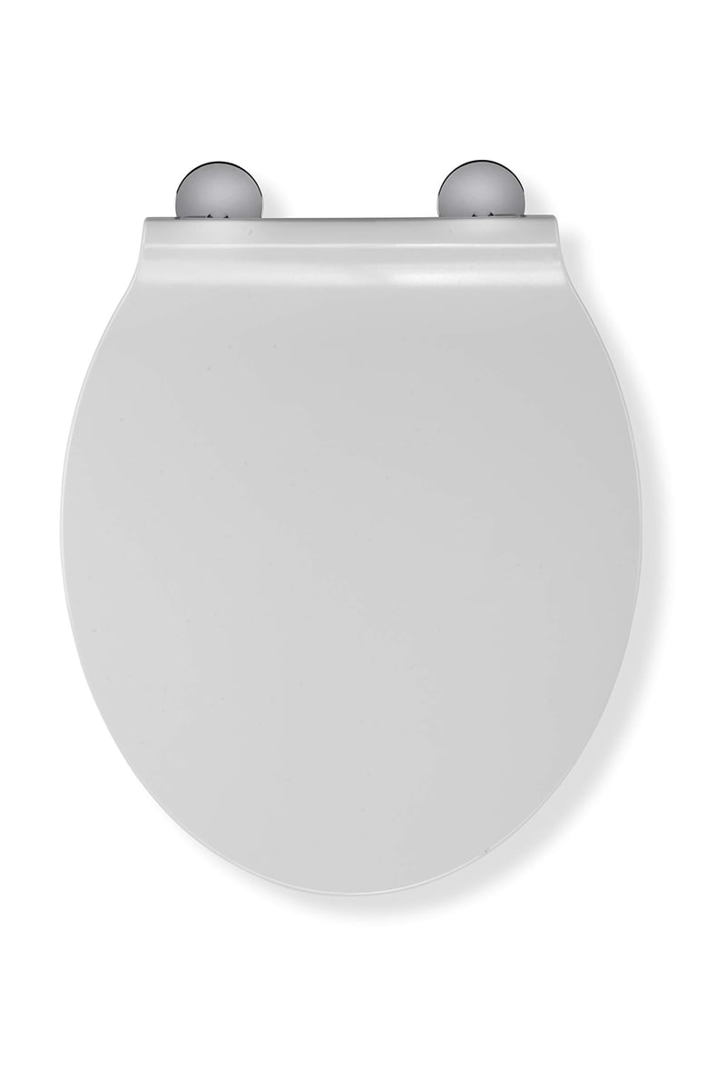 Croydex Flexi-Fix Victoria Slim Line WC daska, bijela, antibakterijska, Flexi-Fix pričvršćivanje, 42,5 x 37 x 5 cm