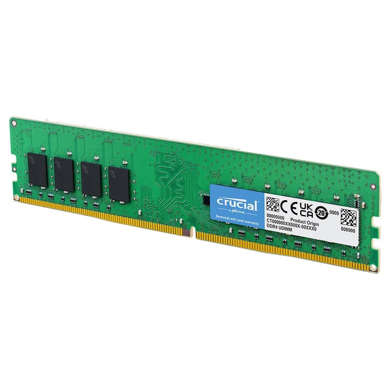 Pamäť Crucial 8GB DDR4 3200MHz (PC4-25600) CL22 pre stolné počítače, UDIMM 288-pin, kompatibilná s Intel a AMD Ryzen - CT16G4DFRA32A