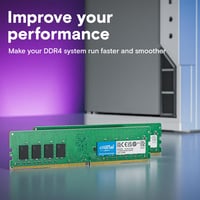 Pamäť Crucial 8GB DDR4 3200MHz (PC4-25600) CL22 pre stolné počítače, UDIMM 288-pin, kompatibilná s Intel a AMD Ryzen - CT16G4DFRA32A 3
