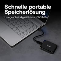 Crucial X9 hordozható külső SSD, USB-C 3.2, 1050 MB/s - 4 TB 2