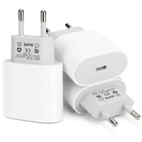 Încărcător USB-C Cruxion 25W cu încărcare rapidă, certificat Apple MFi, compatibil cu iPhone 17 16 15 14 Pro Max Plus, iPad și Samsung, pachet de 3 bucăți 1