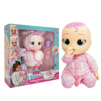 Cry Babies Magic Tears Newborn Coney Deluxe interaktív újszülött baba elektronikus karkötővel, valódi könnyeket sír, kiegészítőkkel, 18 hóna 1