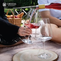 Crystal Bohemia vörös boros pohár szett 6 db 750 ml kristály pohár ajándék - Red wine 750 ml 4