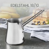 Crystalia cezve török kávéfőző 18/10 rozsdamentes acél - 445 ml 2