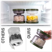 Crystalia Szivárgásmentes Savanyúság Tároló Szűrővel - 1000ml Üveg Befőttesüveg Készlet (2db) - BPA-mentes Kimchi és Olívabogyó Tárolására 7