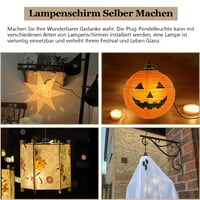 Crzpchas Vintage Függőlámpa Szett Kapcsolóval, 2db Fekete E27 Foglalat 450cm Kábellel, Ipari Stílusú Mennyezeti Lámpa DIY Konyha Pince 6