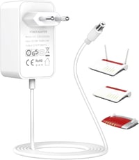 cshare 12V 3A Hálózati Adapter AVM Fritz!Box 7590, 7560, 7530, 7490 és Telekom Speedport Routerekhez - 5.5x2.5mm DC Csatlakozó, 1.5m Kábel,  1
