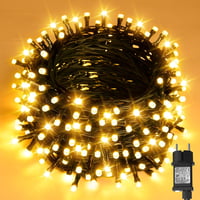 cshare 20m 200 LED Karácsonyi Fényfüzér Időzítővel 8 Üzemmód Meleg Fehér Vízálló 1