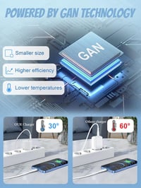 cshare 30W GaN USB-C Gyorstöltő - PD 3.0 PPS Kompakt Töltőfej iPhone 14/13, Google Pixel 7/6, Samsung Galaxy S22 Készülékekhez 3