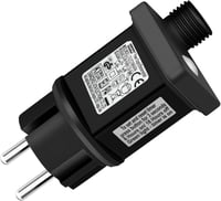 cshare 31V LED Tápegység 6W - 8 Üzemmódú Transzformátor Időzítővel és Memóriával, IP44 Vízálló Adapter Karácsonyi Fényekhez, Jégcsap és Tünd 1