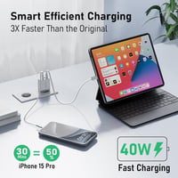 cshare 40W USB-C Gyorstöltő Szett, 2db 4-Portos PD 3.0 Adapter iPhone 15/14/13, Samsung Galaxy, Google Pixel Telefonokhoz

AI: I've created  3