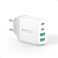 cshare 40W USB-C Töltő 4 Portos PD&QC3.0 Gyorstöltővel - iPhone 15/14/13, Samsung Galaxy S23/S22, iPad, Tablet, Android Telefonokhoz Kompati 1