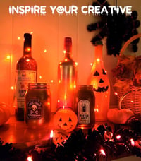 cshare Halloween Fényfüzér - 5m 50 LED Narancssárga Tündérfény, IP65 Vízálló Elemes Dekoráció Töklámpáshoz, Ablakra, Kerti Partikhoz 4