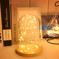 cshare LED Tündérfény 2m - 20 Meleg Fehér Micro LED, Vízálló Ezüst Drót Fényfüzér Elemes, Kültéri-Beltéri Dekoráció Esküvőre, Karácsonyra 6