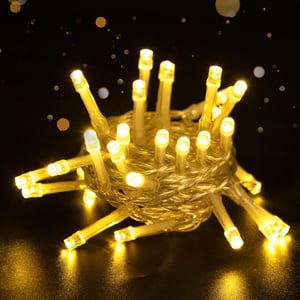 Cshare Ghirlandă Luminoasă LED 3m 30 LED Alb Cald - Cu Temporizator, Baterii, Decor Interior/Exterior pentru Crăciun, Halloween, Petreceri