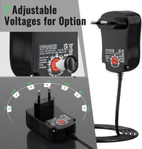 cshare Univerzális Hálózati Adapter 3-12V 12W - 7 Cserélhető Csatlakozóval, 1A, LED Szalaghoz, Kamerához, Routerhez, Elektronikai Eszközökhö 3