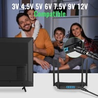 cshare Univerzális Hálózati Adapter 3-12V 12W - 7 Cserélhető Csatlakozóval, 1A, LED Szalaghoz, Kamerához, Routerhez, Elektronikai Eszközökhö 7