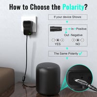 cshare Univerzális Hálózati Adapter 40W - 3V-12V Állítható Tápegység 7 Cserélhető Csatlakozóval és USB Porttal - LED, Router, Kamera Kompati 4