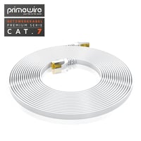 Cablu de rețea plat CSL-Computer CAT 7, 3m, 10 Gbit/s Gigabit LAN Patch, ecranare U/FTP PIMF, conector RJ45, pentru switch, router, modem, alb 6