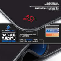 CSL-Computer RGB egérpad német motívumokkal LED világítással - 1 3