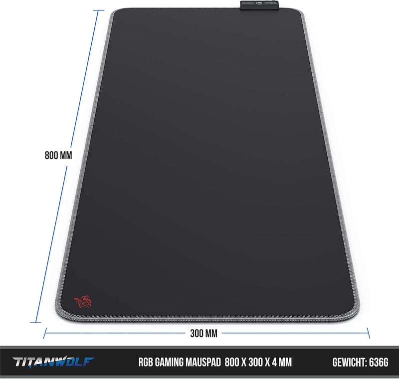 CSL-Computer RGB egérpad német motívumokkal LED világítással - 1