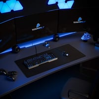 Mousepad Gaming CSL-Computer Titanwolf XXL 900x400 mm - Negru, Suprafață Speed, Suport de Birou, Dimensiune Mare, Bază Antiderapantă 6