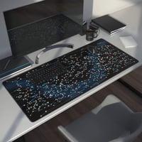 Herná podložka pod myš CSL-Computer XXL 900x400 mm – Veľká podložka na stôl s motívom hviezdnych znamení – Precízna protišmyková podložka pre Roccat Razer Logitec 5