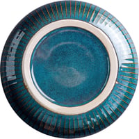 CSYY Kerámia Saláta Tál 21cm Kék Porcelán Leveses Tál 5