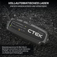Nabíjačka batérií CTEK CT5 Power Sport – 12 V, LiFePO4/AGM/lítium-iónová 3