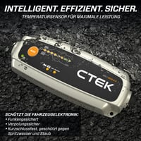Nabíjačka akumulátorov CTEK MXS 5.0 12V 5A s režimom AGM pre autá a motocykle s automatickou teplotnou kompenzáciou 3