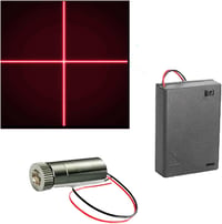 CTRICALVER 650nm Piros Lézer Modul 3-5V Meghajtóval és Elemtartóval 1
