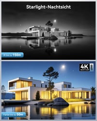 Cameră de supraveghere de exterior Ctronics 4K 8MP cu zoom optic 30X și conexiune WiFi 3
