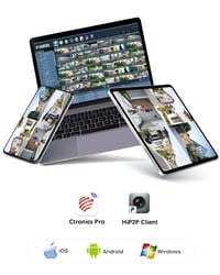 Cameră de supraveghere de exterior Ctronics 4K 8MP cu zoom optic 30X și conexiune WiFi 9