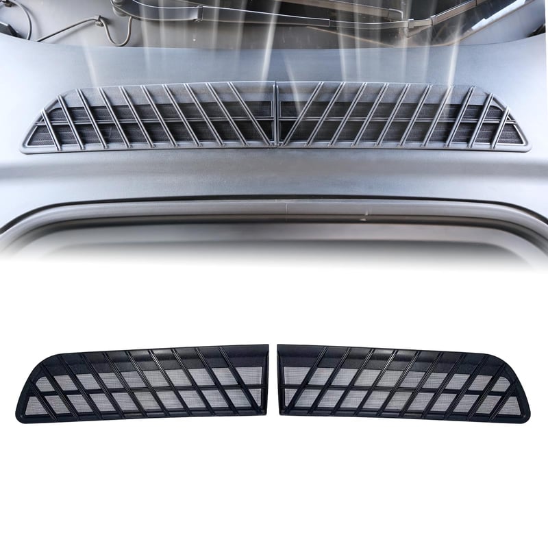 Capac de protecție pentru gura de ventilație JSUDQR Tesla Model Y 2019-2024, material PP, grilă pentru fluxul de aer, accesoriu Tesla
