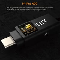 Cubilux USB-C Mikrofon 3.5mm Fejhallgató Csatlakozóval iPad Pro Air Mini MacBook Google Pixel Kompatibilis Csiptetős Mikrofon 3