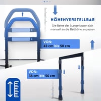 Cuidora Felnőtt Ágyrács - Esésmegelőzés és Felkelési Segítség Időseknek 2