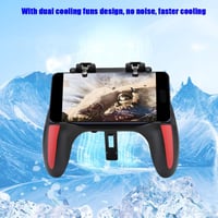 Cuifati Mobiltelefon Játékvezérlő Hűtéssel, Ergonomikus Gamepad Fogantyú 4.7-6.5 Colos Telefonokhoz 9
