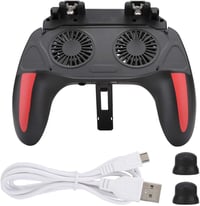 Cuifati Mobiltelefon Játékvezérlő Hűtéssel, Ergonomikus Gamepad Fogantyú 4.7-6.5 Colos Telefonokhoz 1